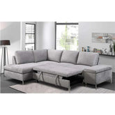 9022 Sofa Bed Sectional with Storage Bench IF